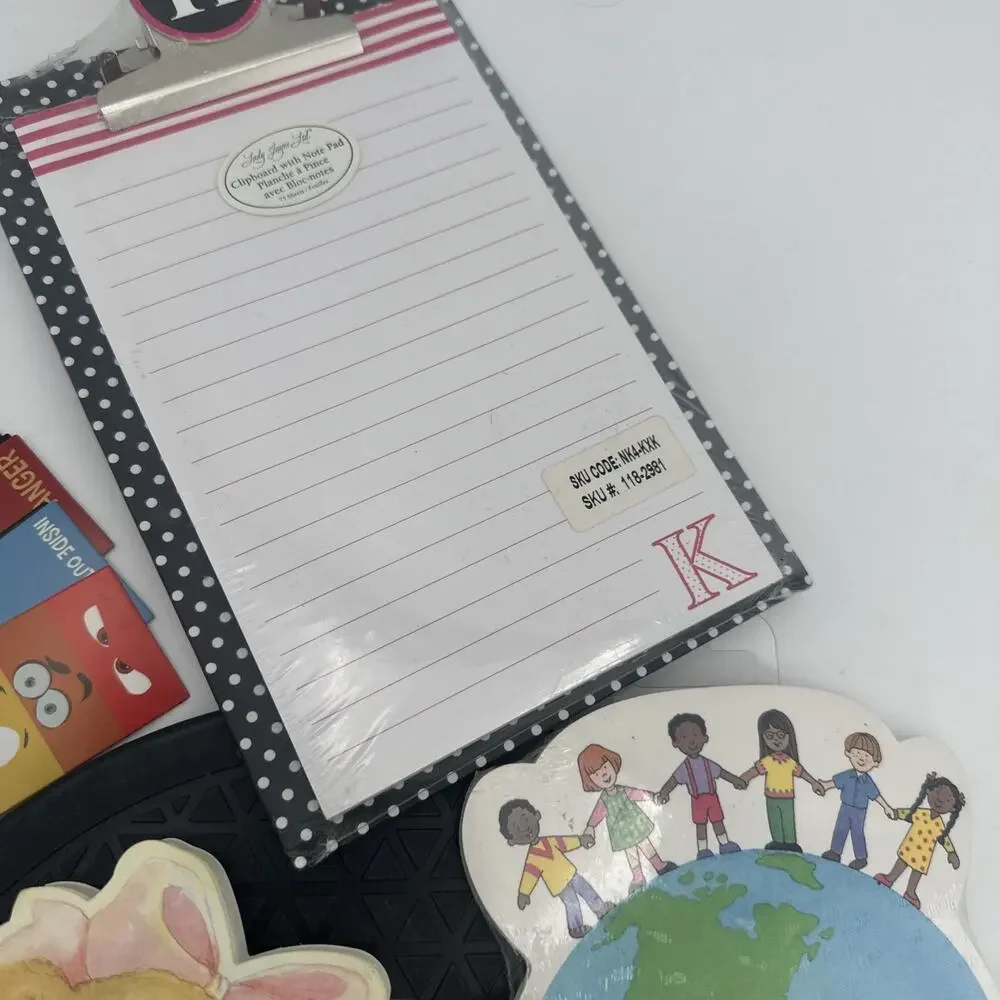 Lot Of Notepads, Pens, Bookmarks And Clips